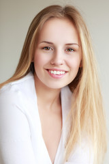 teen girl smiling