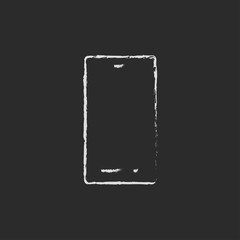 Wall Mural - smartphone drawn in chalk