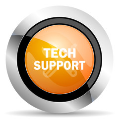 Aufkleber - technical support orange icon