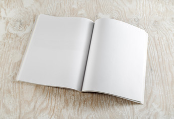 Wall Mural - Blank opened book