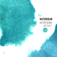 Poster - Abstract watercolor background. 