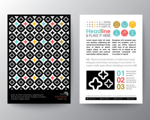 Abstract Poster Brochure Flyer design Layout vector template