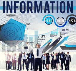 Wall Mural - Information Data Global Communication Media Concept