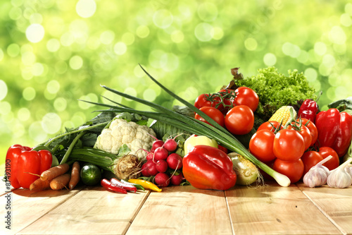 Naklejka nad blat kuchenny vegetables