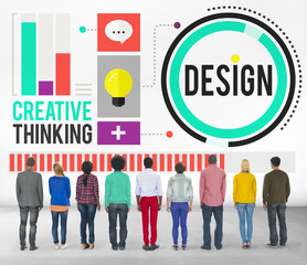 Wall Mural - Design Creativity Thinking Ideas Designer Concept