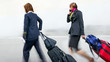 © bluraz - motion blurred business people walking on the street