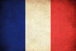 Grunge Flag of France