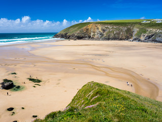 Canvas Print - Mawgan Porth Newquay Cornwall