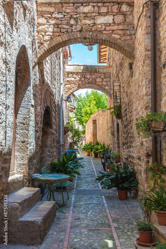 Plakat na zamówienie Transitions and abbreviations under the arches in the Italian me