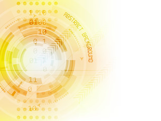 Fototapete - Abstract future technology vector background