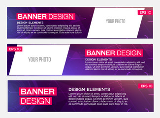 Wall Mural - abstract banner design