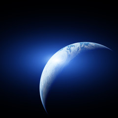 Wall Mural - planet earth from the space. some elements of this image furnished by nasa