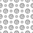 seamless pattern with Volleyball