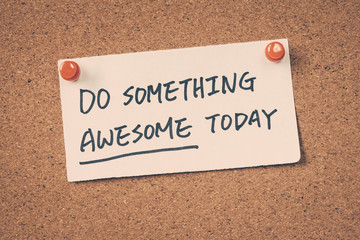 Wall Mural - Do something awesome today