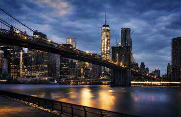 Fototapete - New York  City lights