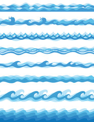 seamless waves - vector