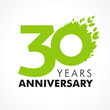30 anniversary leaves logo