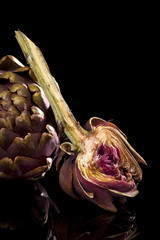 Sticker - Fresh artichokes.