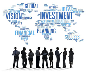 Wall Mural - Investment Global Business Profit Banking Budget Concept