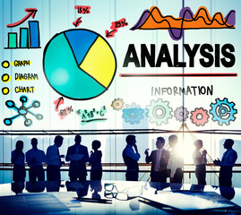 Canvas Print - Analysis Analytics Analyze Data Information Statistics Concept