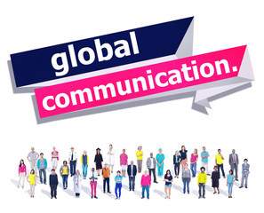 Wall Mural - Global Communications Connection Communicate Concept