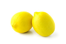 Two Large Yellow Lemons 