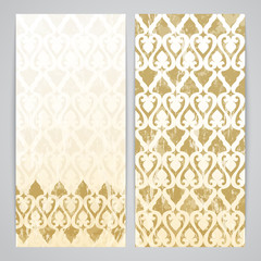 Poster - Flayers with arabesque decor