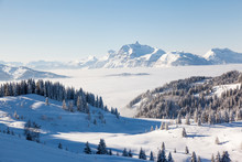 Aravis Mountain Range From Les Gets