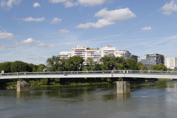 Poster - Pont sur la Loire à Nantes