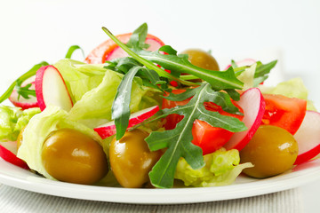 Canvas Print - Fresh vegetable salad