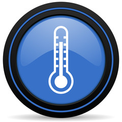 Poster - thermometer icon temperature sign