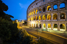 Beautiful Evening Coliseum, Rome, Italy
