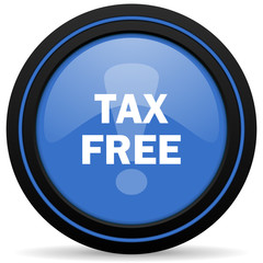 Poster - tax free icon