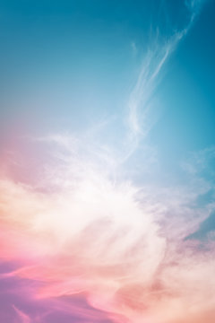Fototapete - Multicolored Cloud Abstract
