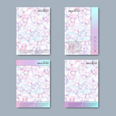 Poster - Modern vector set of brochures, magazine, flyer, booklet, cover