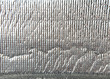 Close up of silver foil insulation