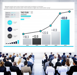 Sticker - Statistics Data Analysis FInance Success Concept