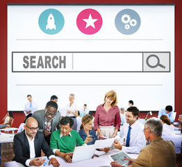 Poster - Search Searching Seo Online Internet Browsing Web Concept