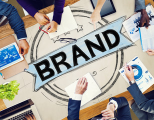Canvas Print - Brand Branding Copyright Trademark Marketing Concept