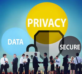 Wall Mural - Privacy Data Secure Protection Safety Concept