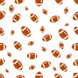 seamless pattern with football