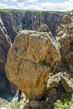 Black Canyon Of The Gunnison National Park, North Rim Balanced Rock