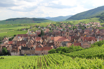 Wall Mural - Alsace village de Riquewihr
