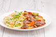 © 3532studio - Cantonese Beef with Noodles