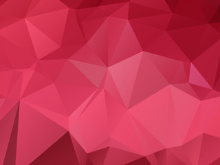 Sticker - Red Background Triangular