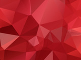 Fototapeta Abstrakcje - Red Background Triangular