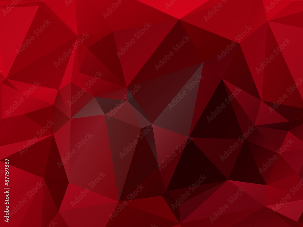 Red Background Triangular Stock Vector | Adobe Stock