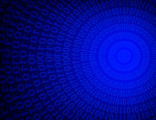 abstract digital blue