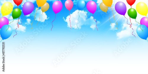 空 風船 背景 Stock Vector Adobe Stock 空 風船 背景 Stock Vector Adobe Stock