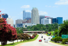 View On Downtown Raleigh, NC. USA